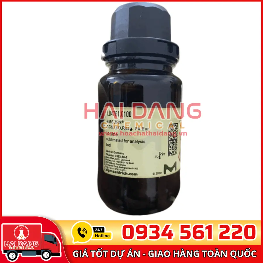 Iodine lọ 100g - Merck