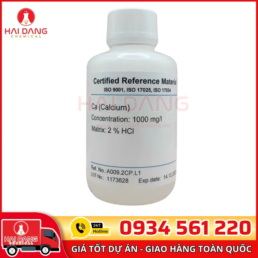 Dung Dịch Chuẩn Calcium (Ca) AAS 1g/L 100mL CPAchem