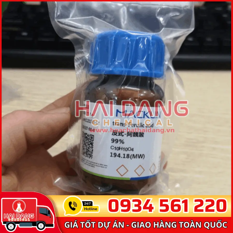 Trans-Ferulic acid 5g - Macklin