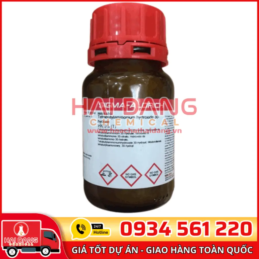 Tetrabutylammonium Hydroxide 30-Hydrate ≥99.0% (T) lọ 50g, hãng Sigma