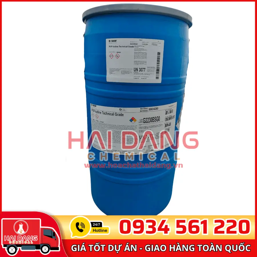Pvp Iodine Mỹ Technical Grade