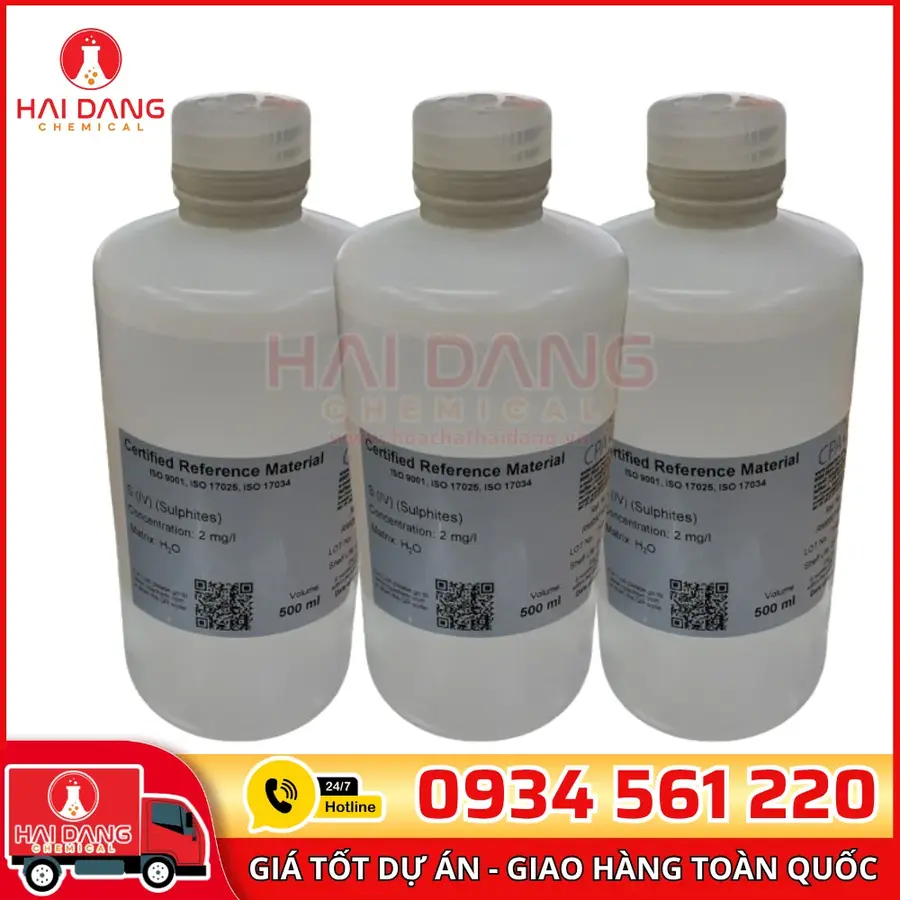 Dung Dịch Chuẩn Sulphites 2mg/L Trong Nước CPAchem