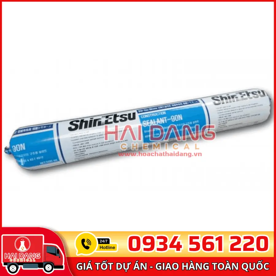 Keo Silicone Shinetsu 90N – Trám Khe Ngoại Thất Siêu Bền