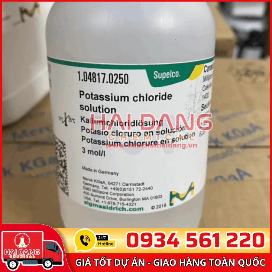 Potassium chloride 3 mol/L lọ 250ml - Merck
