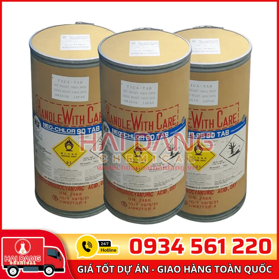 TCCA Viên Shikoku C3Cl3N3O3 Nhật Bản