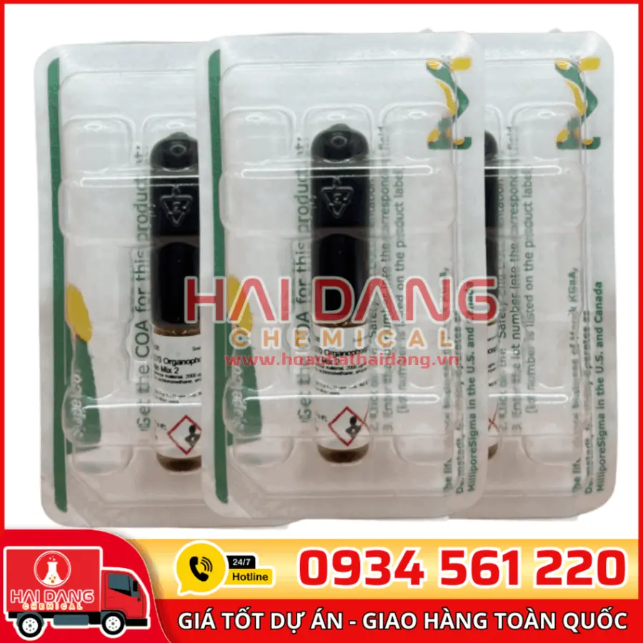 Dung dịch chuẩn hỗn hợp thuốc trừ sâu cơ photpho theo EPA 8270 lọ 1ml, hãng Singma