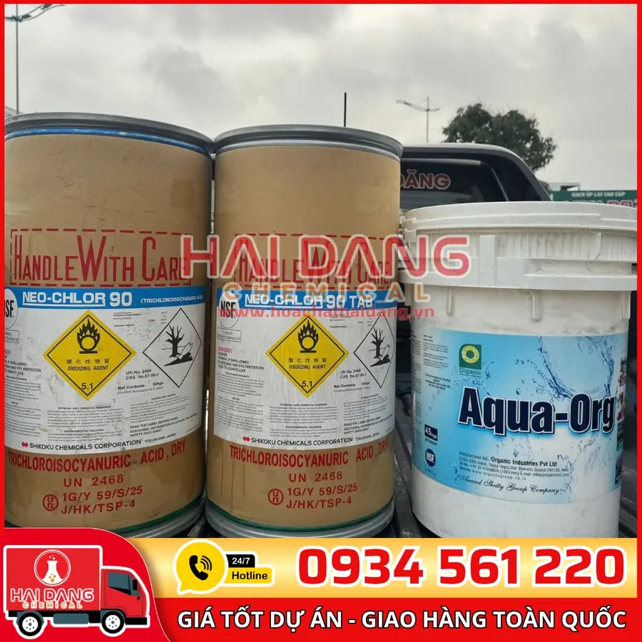 Hóa Chất Chlorine TCCA 90% Shikoku – Diệt Khuẩn Hồ Bơi Giá Tốt