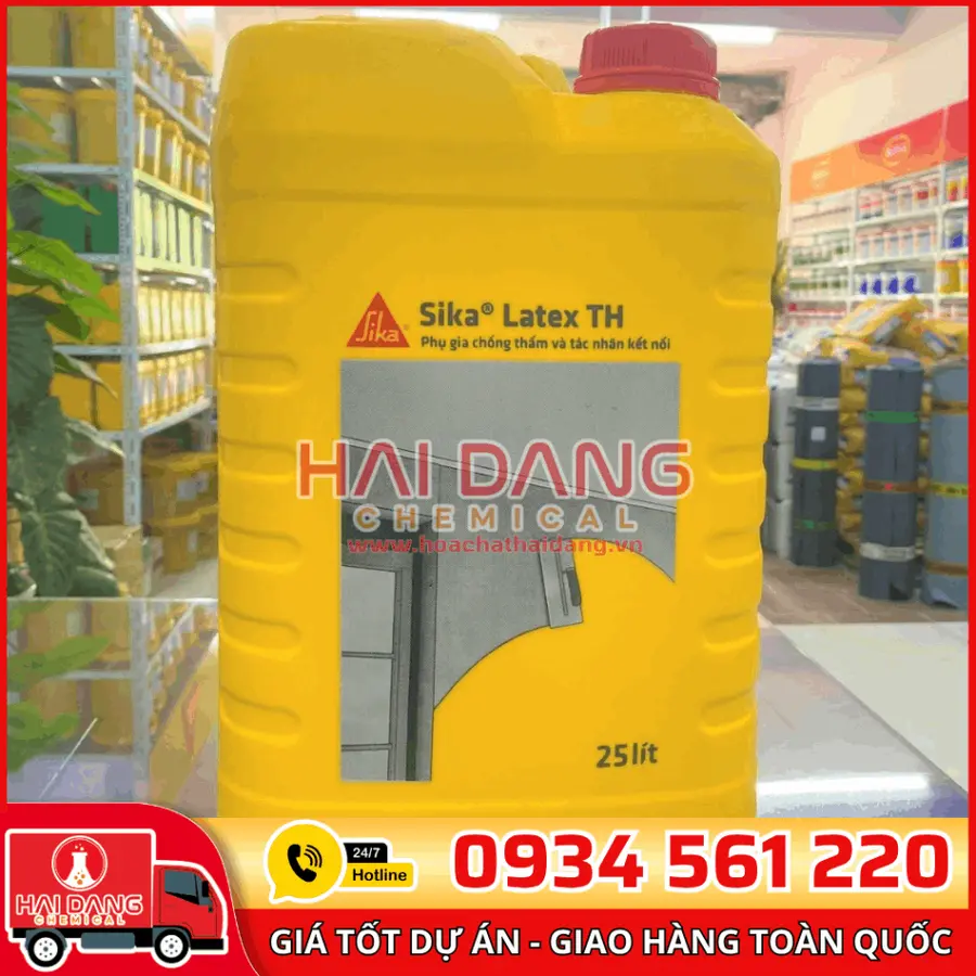 Sika Latex TH – Tăng Kết Nối & Chống Thấm Cho Vữa Xi Măng