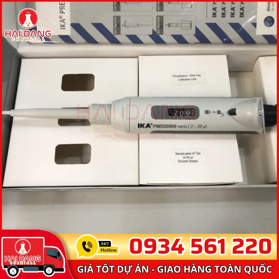 Micropipet 2–20 µL – Hãng IKA – Đức