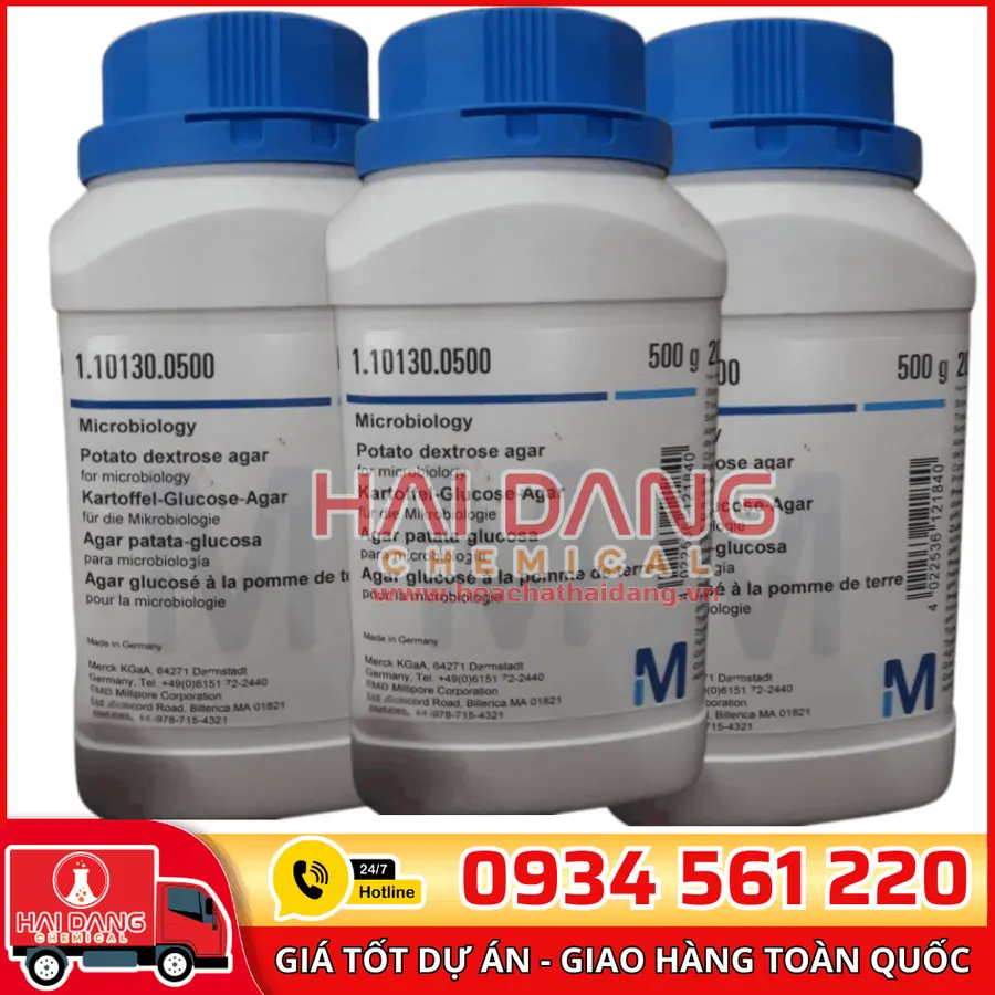 Potato Dextrose Agar (PDA) lọ 500g - Merck