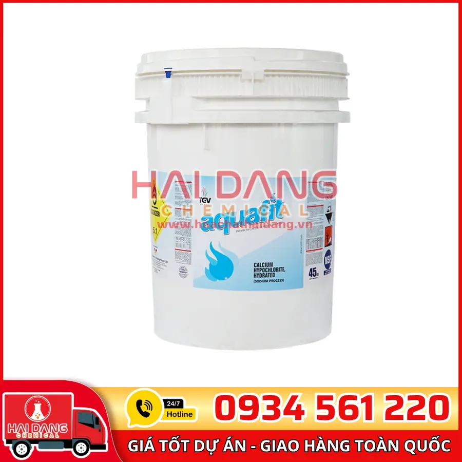 Clorin Aquafit 70% Ấn Độ – Hóa Chất Hồ Bơi Giá Tốt