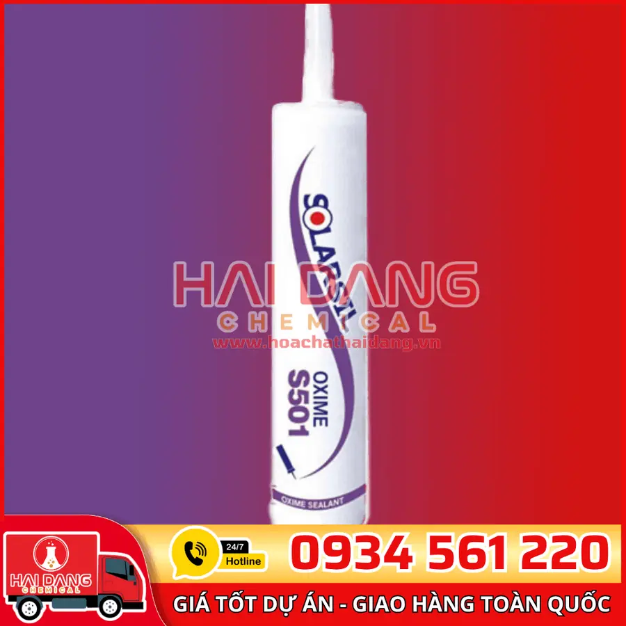Solarsil S201–S501 – Keo Silicone Dán Kính, Trám Khe Bền Ngoài Trời