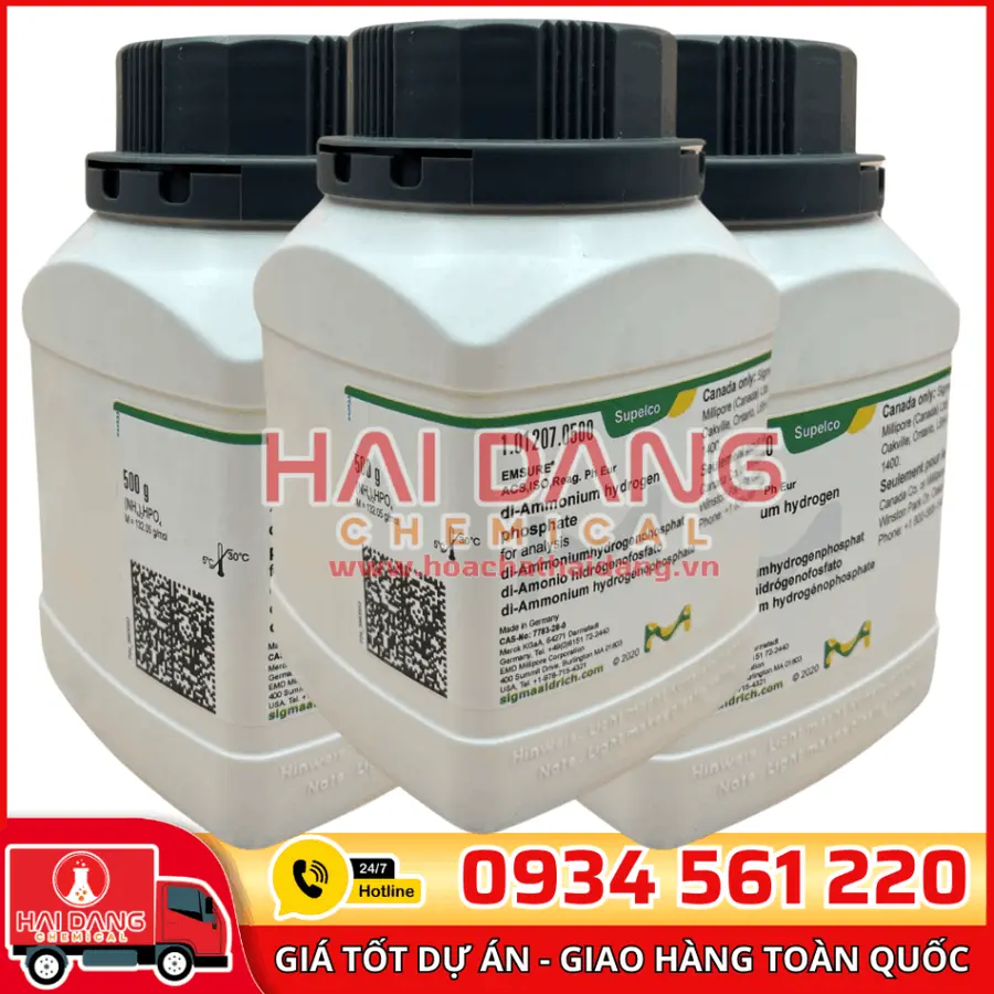 Di-Ammonium Hydrogen Phosphate lọ 500g - Merck