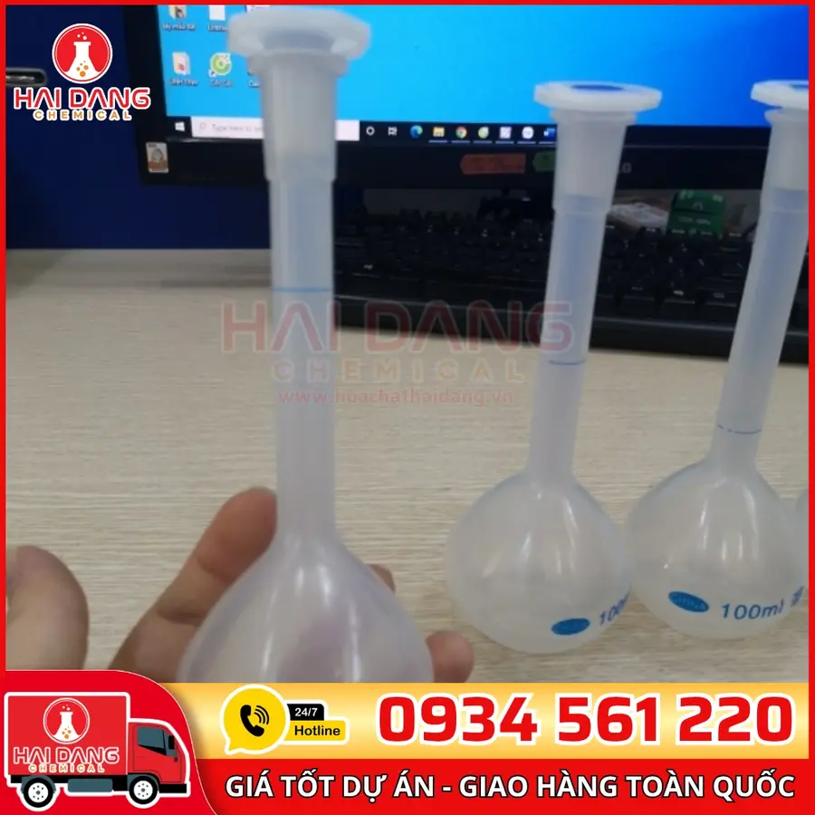 Bình Định Mức Nhựa 100mL – Trung Quốc