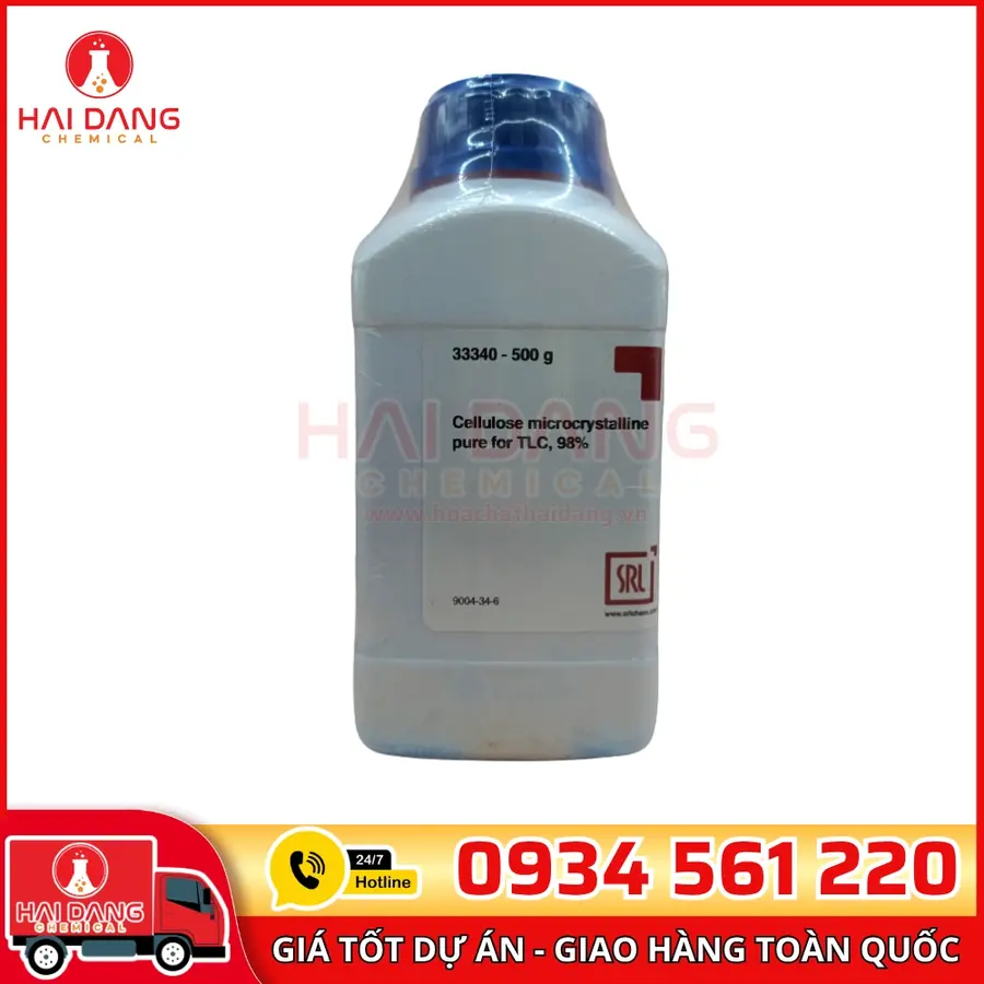 Cellulose Microcrystalline lọ 500g, hãng Alpha Chemika