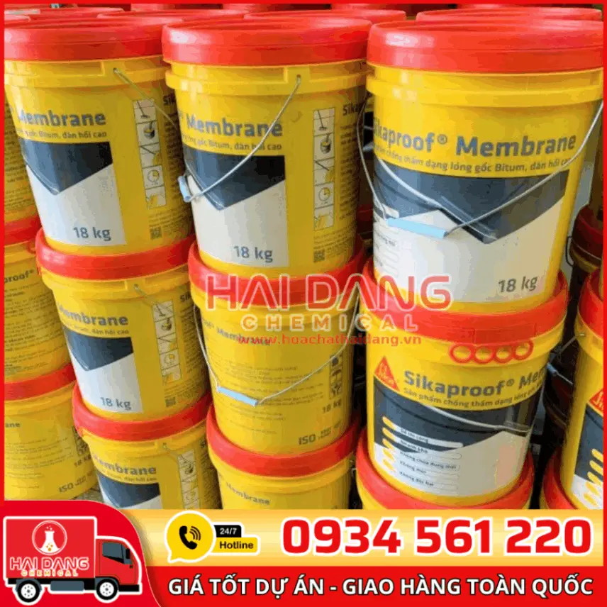 Sika Membrane – Chống Thấm Polyme Bitum Dạng Lỏng Linh Hoạt