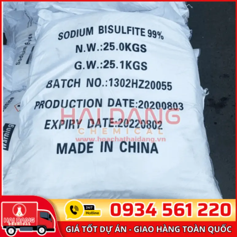 Sodium Bisulfite Trung Quốc 99% NaHSO3 
