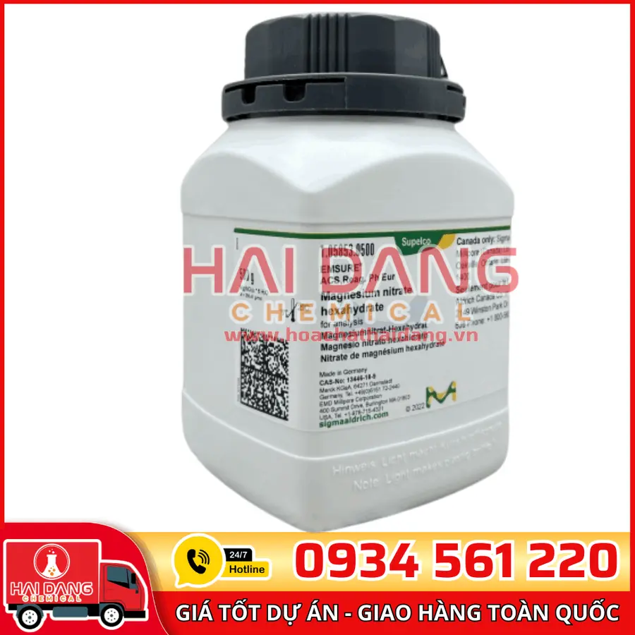 Magnesium Nitrate Hexahydrate lọ 500g - Merck