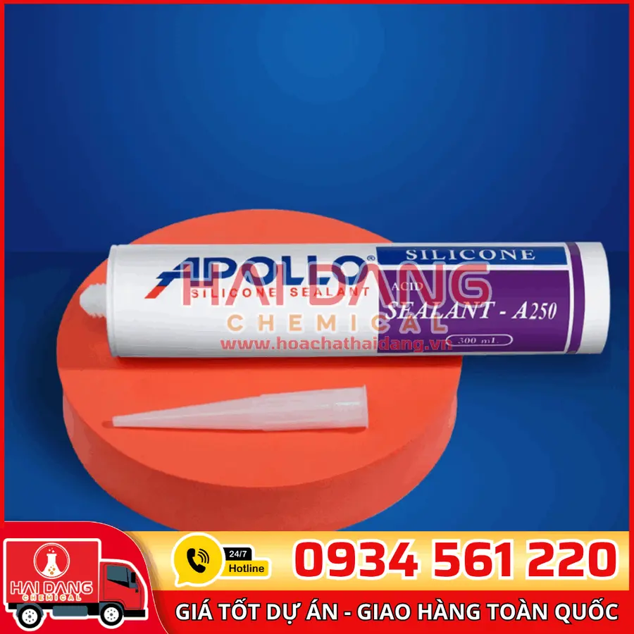 Keo Silicon Apollo Sealant A250 – Trám Trét Khe Hở, Chống Thấm Hiệu Quả