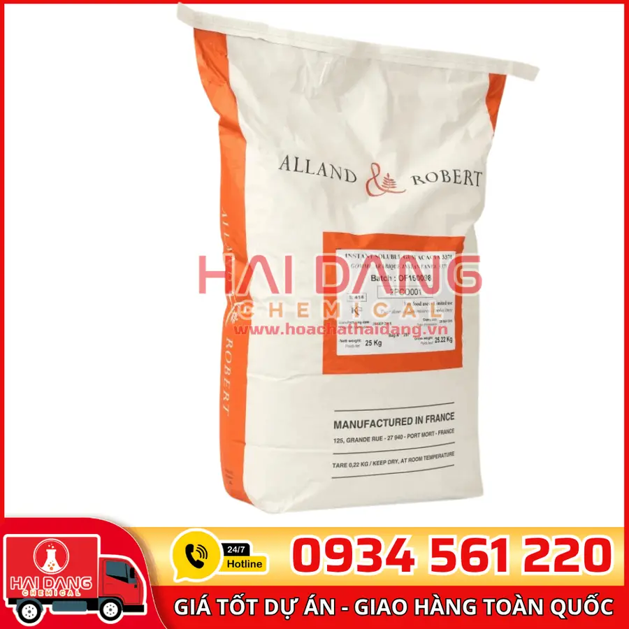 Gum Arabic Bột Phun Sấy Pháp – Tá Dược Dược Phẩm Cao Cấp