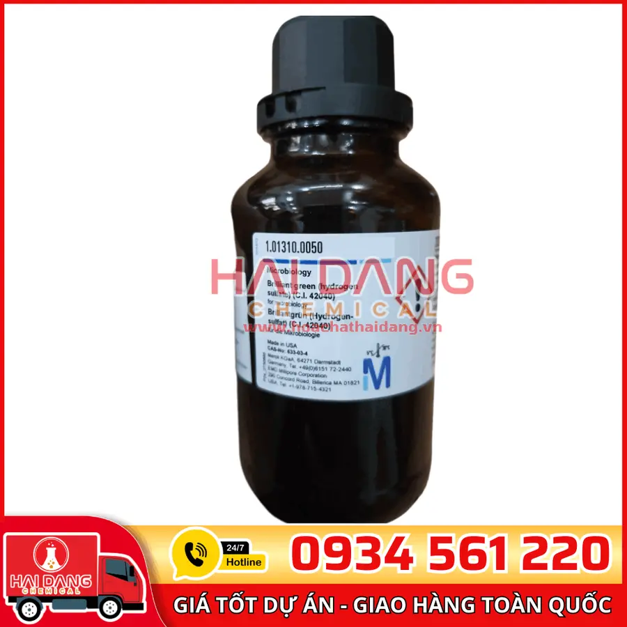 Brilliant Green (hydrogen sulfate) lọ 50g - Merck