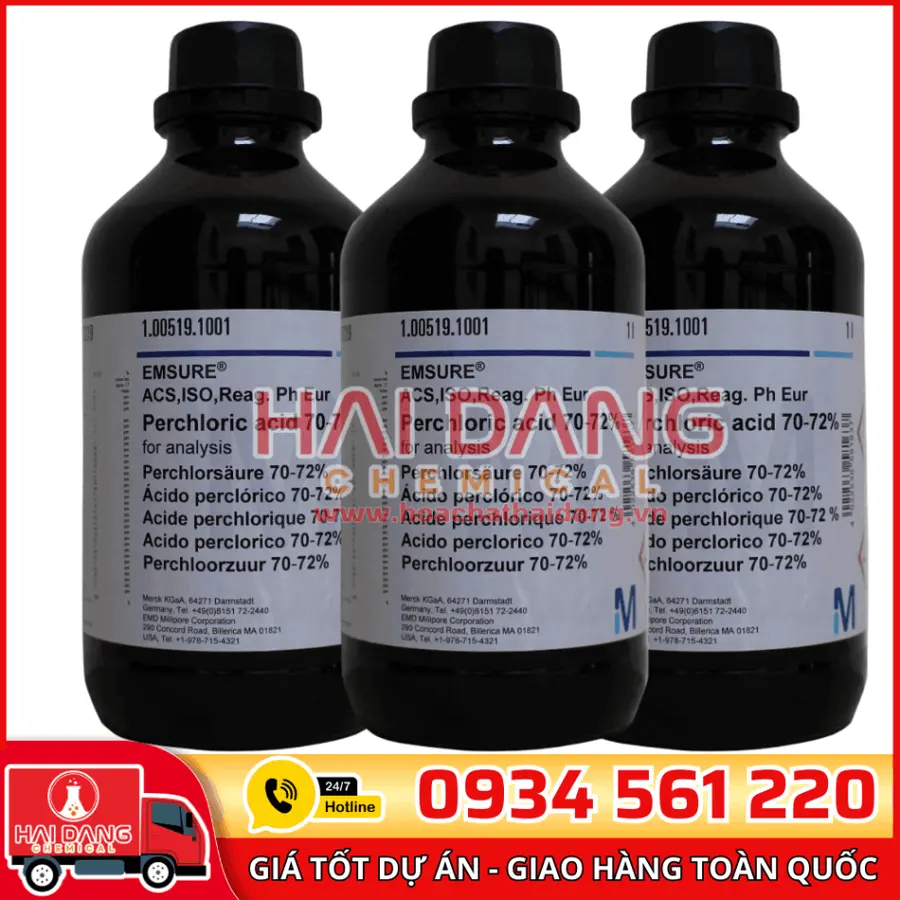 Perchloric Acid 70–72% lọ 1L - Merck