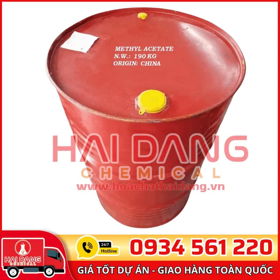 Dung Môi Methyl Acetate C3H6O2 Trung Quốc 190kg