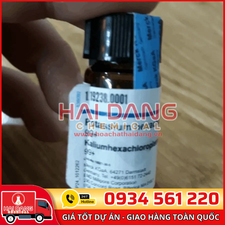 Potassium hexachloroplatinate(IV) lọ 1g - Merck
