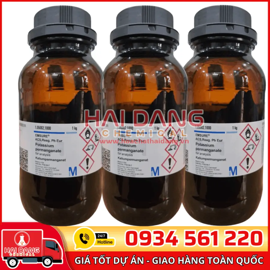 Potassium permanganate lọ 1kg - Merck