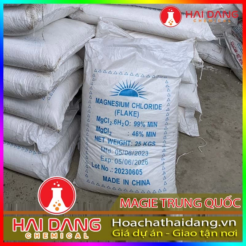 Hóa Chất Thủy Sản Magie Cloride MgCl2 Trung Quốc