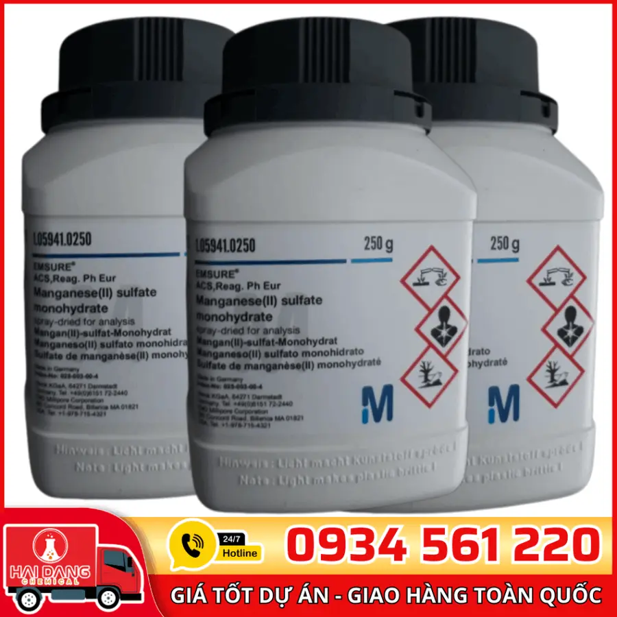 Manganese(II) Sulfate Monohydrate lọ 250g - Merck