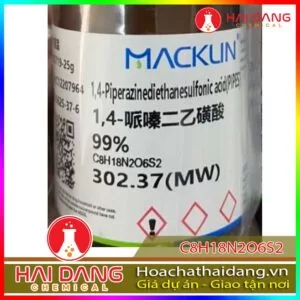 Hóa Chất Thí Nghiệm 1,4-Piperazinediethanesulfonic Acid(Pipes), Macklin