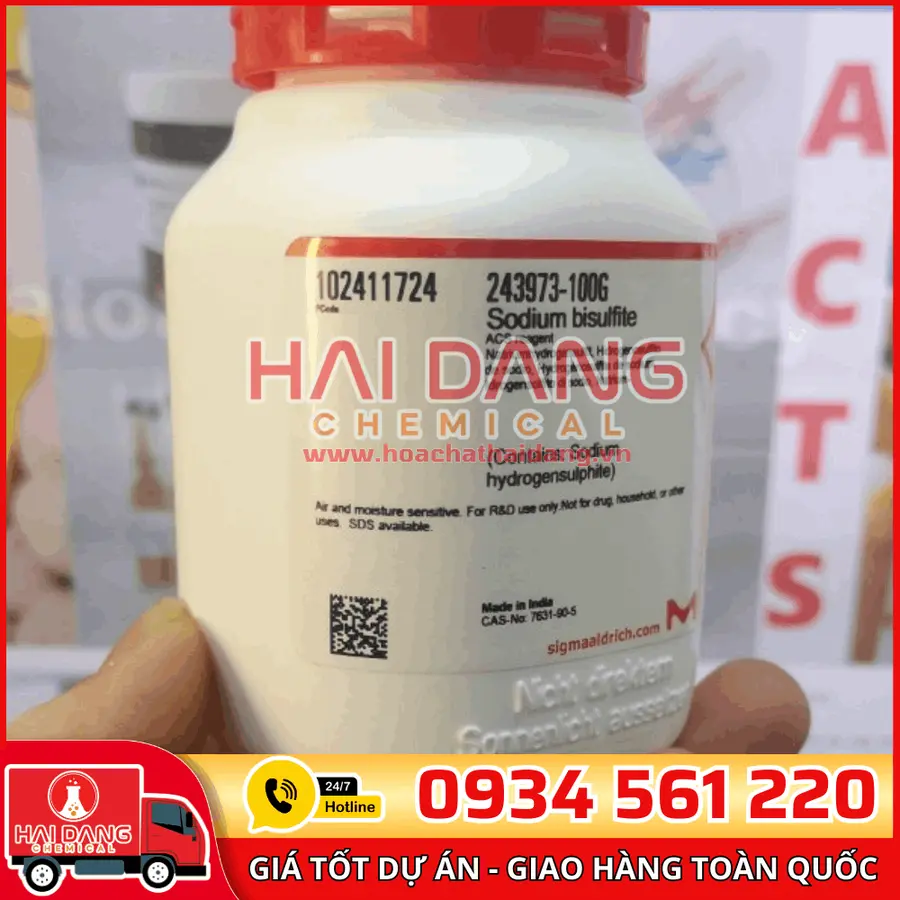 Sodium bisulfite ACS reagent lọ 100g, hãng Sigma