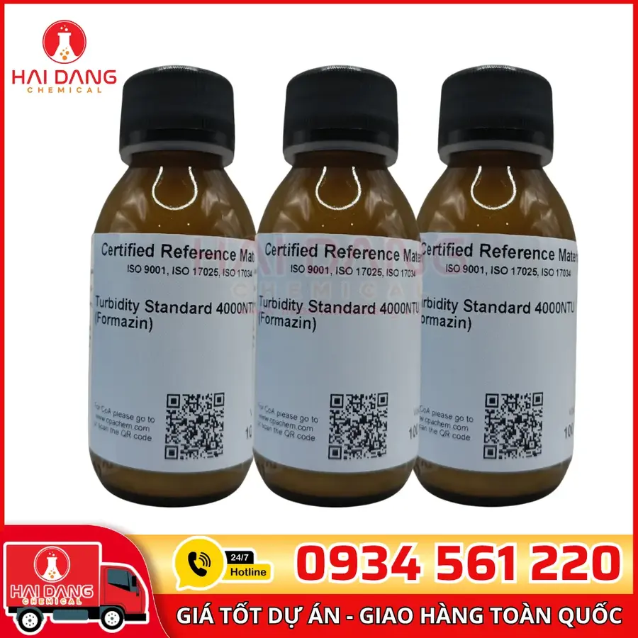Độ Đục 4000NTU 100ml Dung Dịch Chuẩn Kiểm Nghiệm CPAchem
