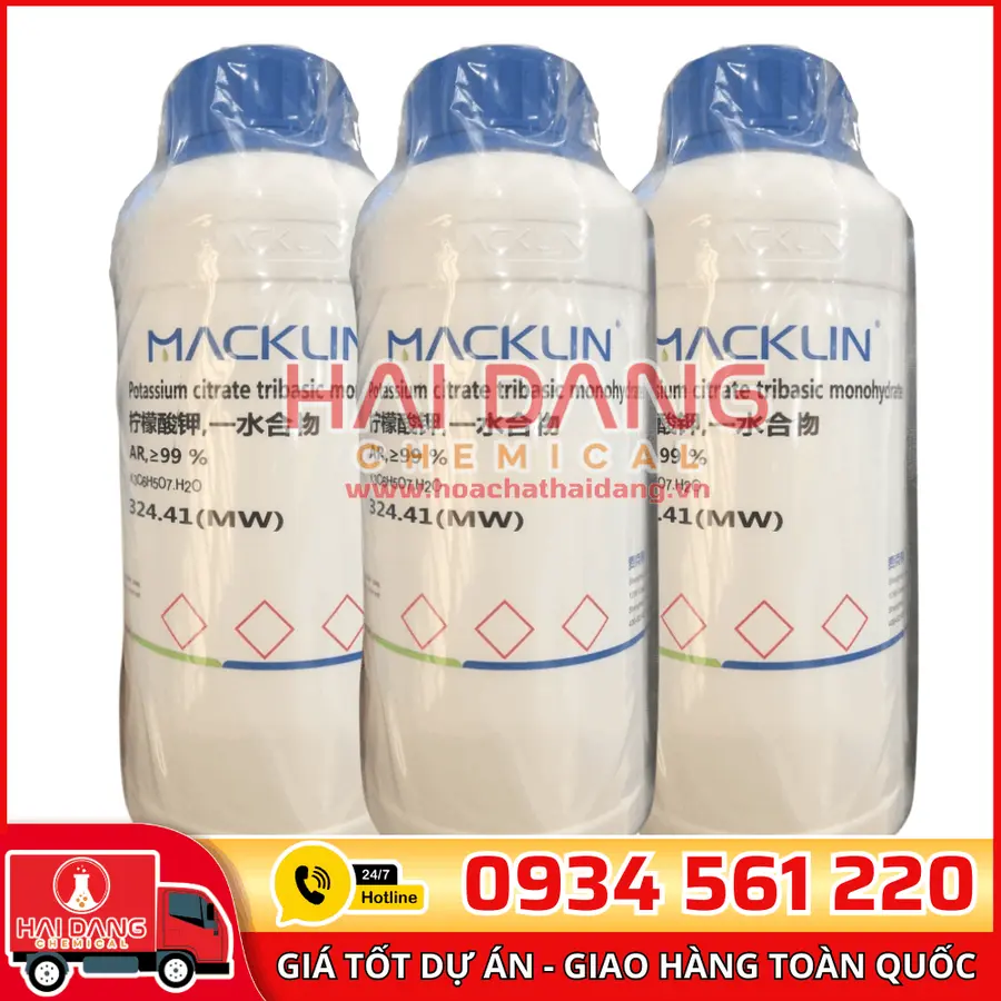 Potassium citrate tribasic monohydrate 500g - Macklin 