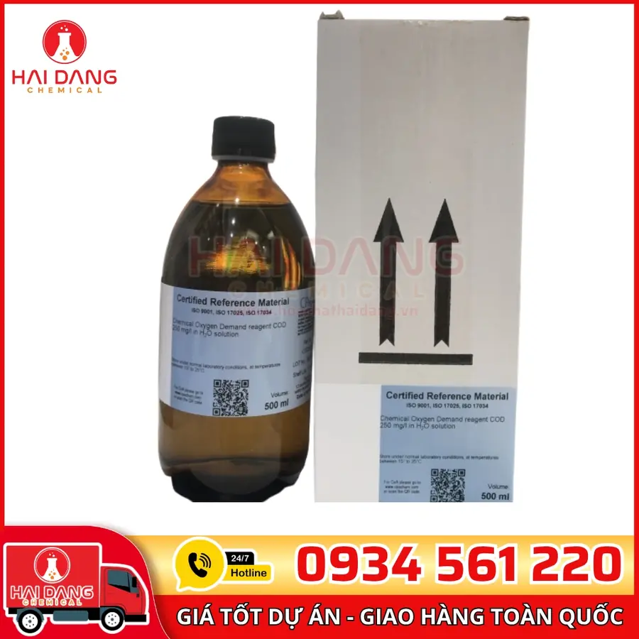 Dung Dịch Chuẩn COD 250mg/L 500mL – CPAchem
