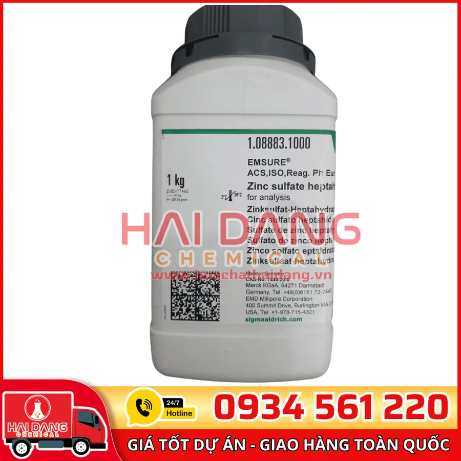 Zinc Sulfate Heptahydrate lọ 1kg - Merck