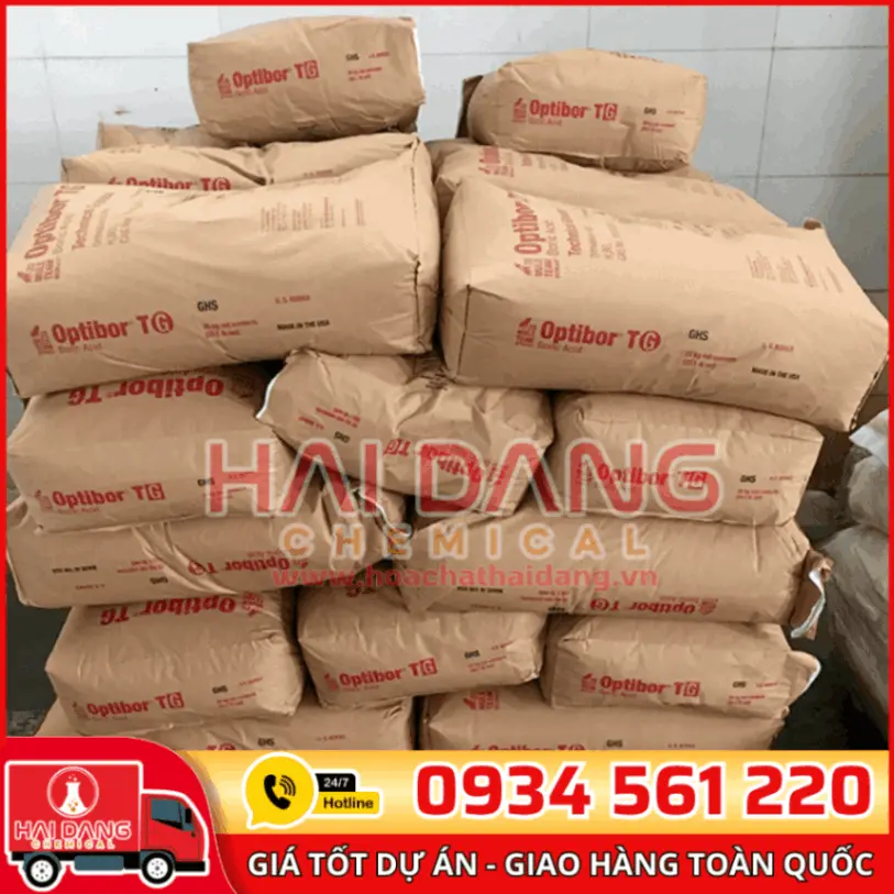 Acid Boric 99,5% H3BO3 Mỹ