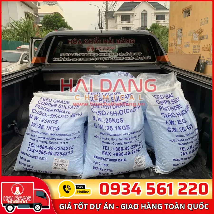 Đồng Sulphate CuSO4 – Hóa Chất Diệt Tảo Hồ Bơi Giá Tốt