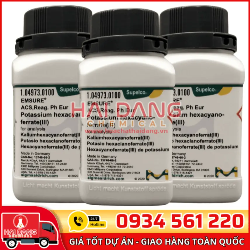 Potassium hexacyanoferrate(III) lọ 100g - Merck
