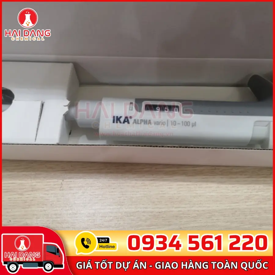 Micropipet 10–100 µL – Hãng IKA – Đức