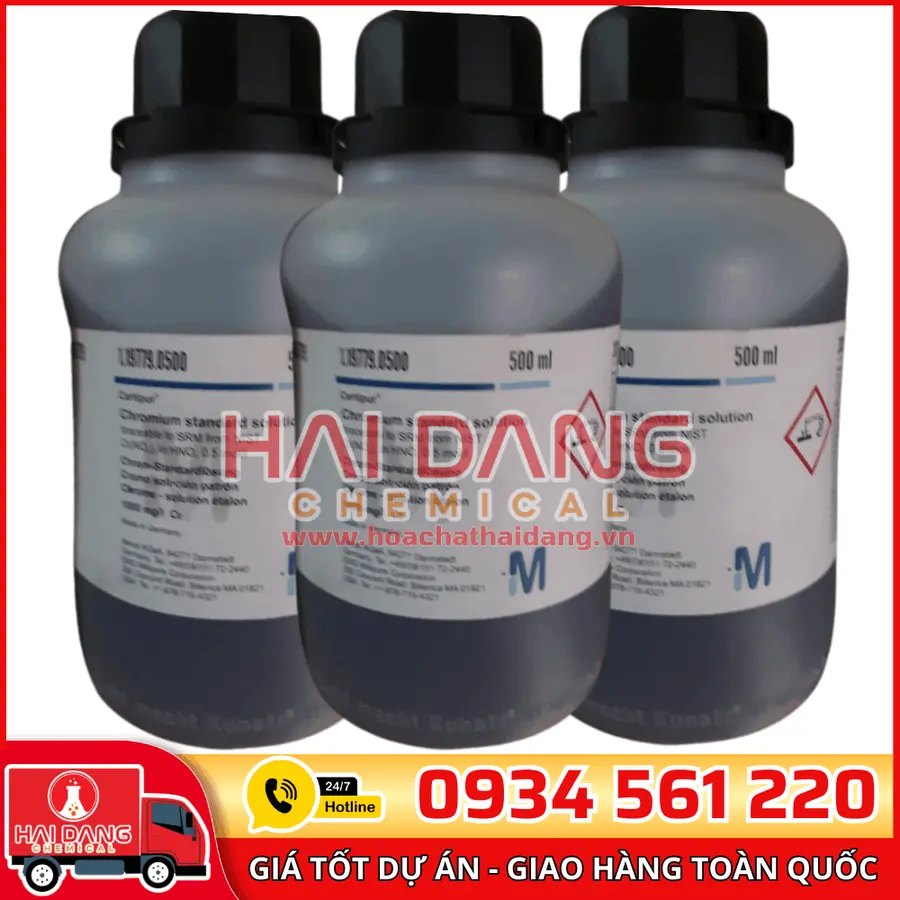 Dung dịch chuẩn Crom (Chromium) 1000 mg/L lọ 500ml - Merck