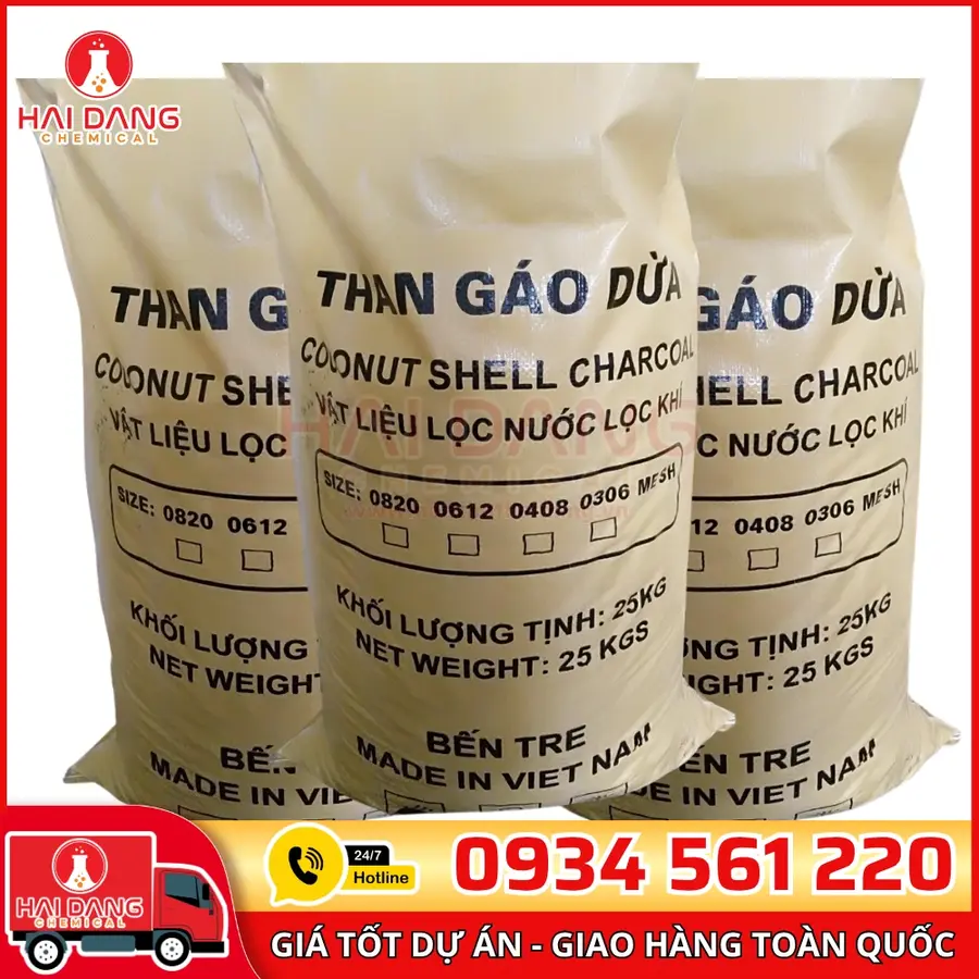 Than Hoạt Tính TĐHH 0820 Iodine 400-600 Việt Nam