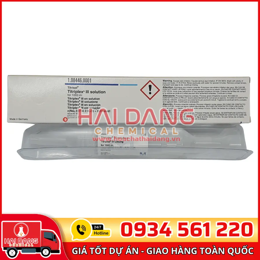 Ống chuẩn Na₂-EDTA 0.01 mol/L – Merck