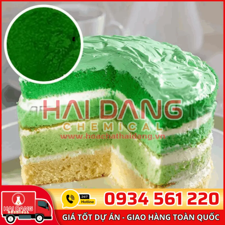 Phẩm Màu Xanh – Pea Green 1kg