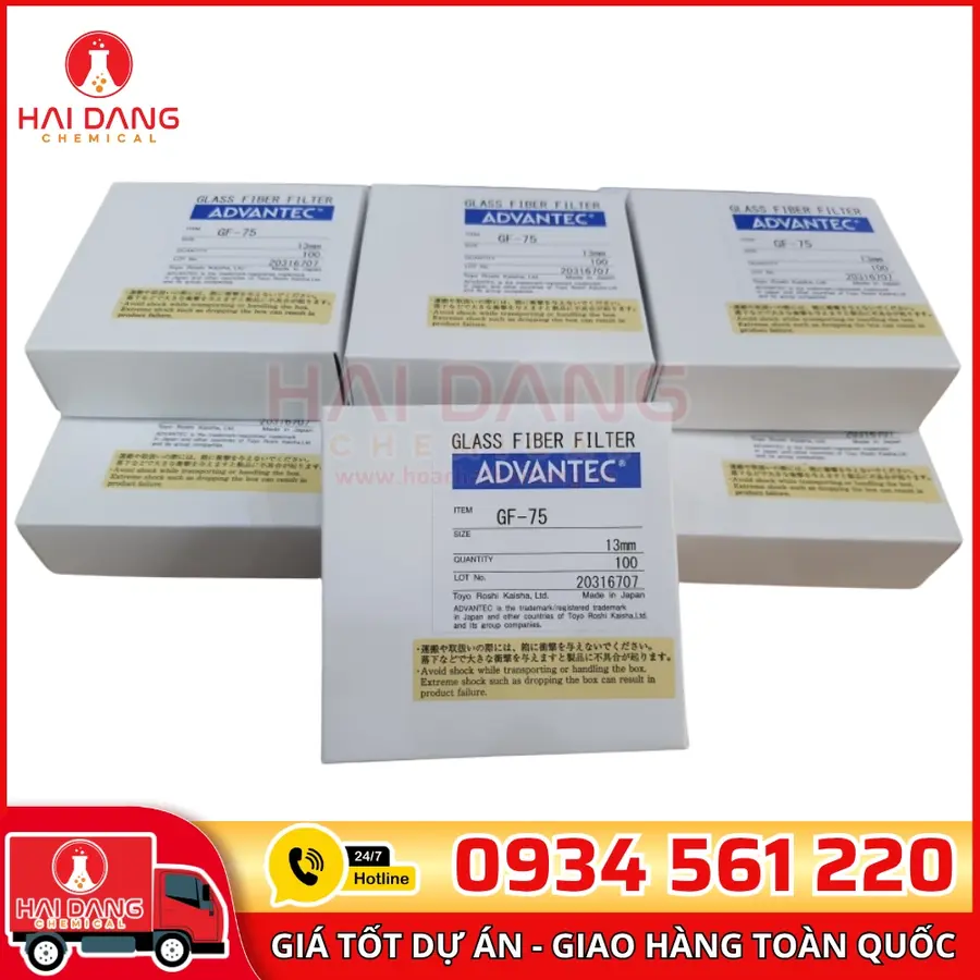 Màng Lọc Sợi Thủy Tinh GF-75, 13mm – Hãng Advantec – Nhật Bản