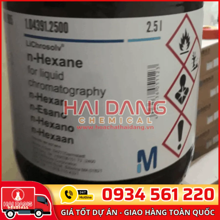N-Hexane (HPLC Grade) lọ 2,5L - Merck