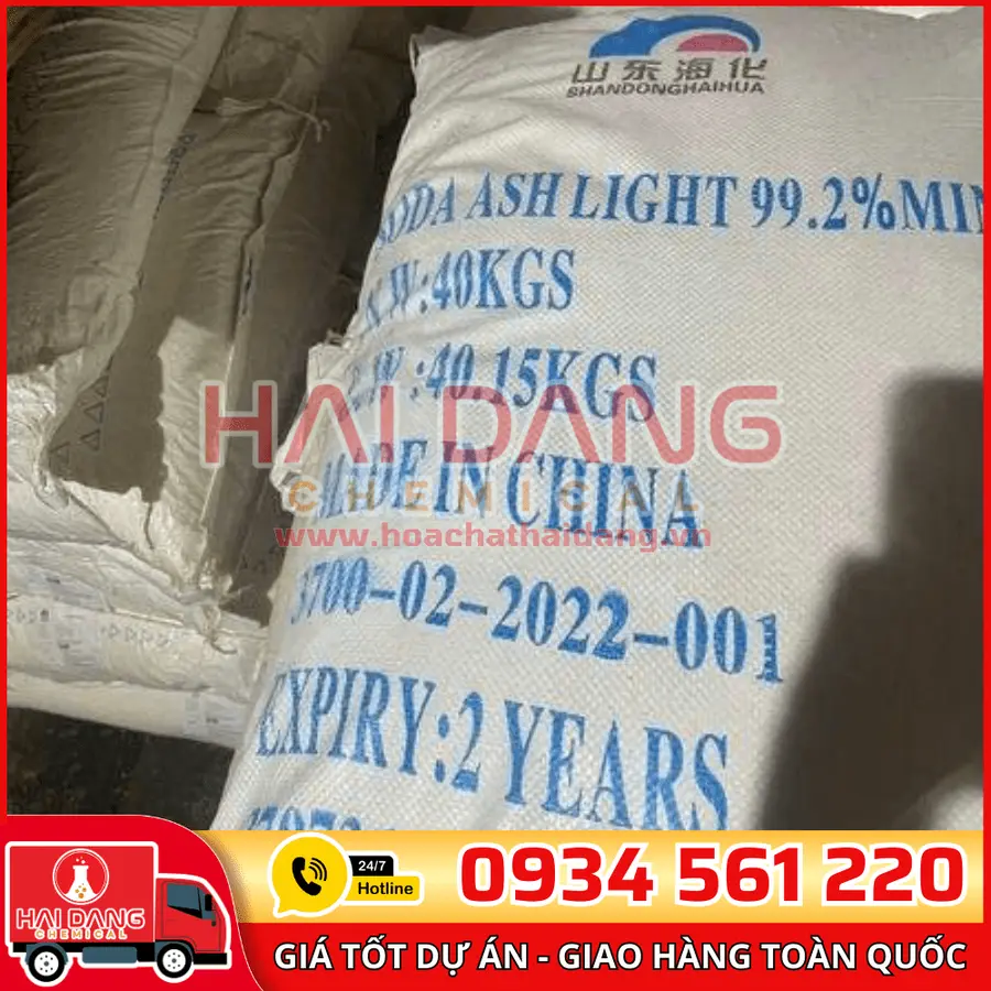 Soda Ash Light Haihua Na2CO3 Trung Quốc