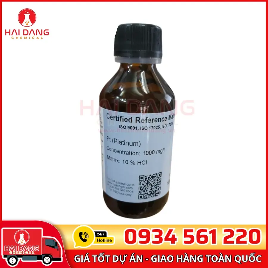 Dung Dịch Chuẩn Platinum Pt 1g/L AAS 100mL CPAchem
