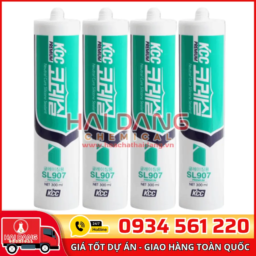 Keo Silicone KCC SL907 Premium – Trám Khe, Chống Thấm Cao Cấp